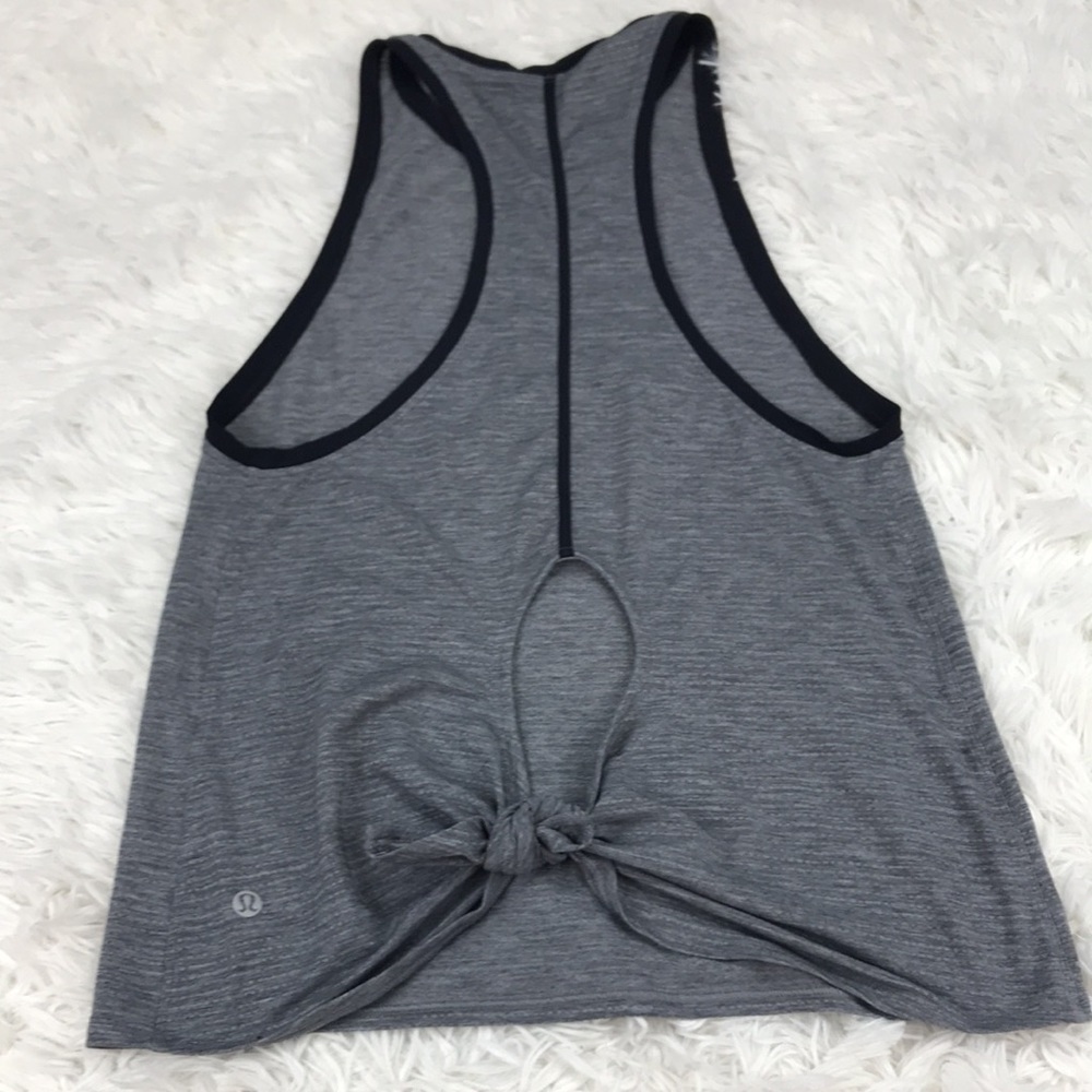 Lululemon Course Of Action Tank Heathered Black - Picture 5 of 6